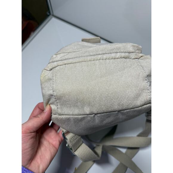 Kipling small backpack purse floral drawstring, 8x10x4, for both girls & women - Picture 7 of 12